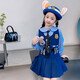 Jiaojing Zootopia Costume Bunny Police Cos Clothes Girls Princess Dress Judy JK Suit Judy Vest Three Piece Judy Vest Three Piece Set 100 cm
