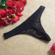 T-string open for men and women, universal sexy underwear, no need to put on and take off, sexy underwear, hot and tempting, hollow, black mesh thong