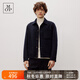 Marc O Polo/MOP Shopping mall same model Winter new sheep wool lapel woolen jacket for men Navy blue 898 XL 185