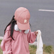 SOMUBAY Children's Baseball Hat 2026 New Spring and Autumn Girls and Boys Pink Thin Sunshade Letter R Embroidered Peaked Cap Pink 170 Recommended for 3-10 years old_One size fits all (46-54CM)