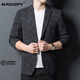 MAGIOPY luxury high-end brand casual suit jacket for men spring and autumn new business young and middle-aged suit men's single suit top black gray high-end gift box M 170 high-end gift box