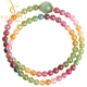 Yogurt Xiling Natural Rainbow Tourmaline Bracelet Women's Brazilian Old Mine Collection Cat's Eye Jasper Bracelet Beads 5mm