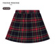 Teenie Weenie Kids Bear Children's Wear 26 New Girls Baby College Plaid A Version Pleated Skirt Mixed Color 130cm