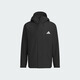 Adidas water-repellent plus velvet liner three-in-one hooded jacket for men and women in autumn and winter Adidas official light sports black XL