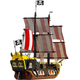 DILANNI Remote Control Harvester Pirates of the Caribbean Series 21322 Pirate Shipwreck Manatee Assembly Toy Building Block Ship Full Height Brick Manatee