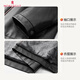 Montagut velvet lining & lychee texture winter thick warm men's jacket business lapel leather jacket for men gray XL /52