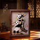 Lilly Chengdu Shu Embroidery Double-sided Panda Embroidery Ornaments Chinese Characteristics Gifts for Foreigners to Commemorate Foreign Exchanges in Chengdu Shu Embroidery - Ancient Shu Art Frame Life Panda
