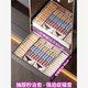 Yusenyi retractable underwear storage box for household three-in-one underwear, socks, clothing, wardrobe drawers, built-in partitioning and organizing box, 10 grids (3 sides telescopic) 10 grids (3 sides telescopic)