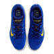 NIKE men's tennis shoes, cushioning, wear-resistant, non-slip, supportive, blue and yellow woven upper, rubber outsole Blue, Yellow 48.5