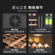 Bacchus double-door wine cabinet 150 bottles 1.76 meters ice bar constant temperature wine cabinet home refrigerated tea beer champagne wine built-in wine storage cabinet large living room villa left full flat + right full flat (integrated dual temperature air cooling) 150 bottles