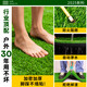 Fake turf simulated lawn green carpet outdoor artificial plastic artificial bionic outdoor insulation fence football field 3 cm newly upgraded encrypted thickened spring grass 2 square meters 1 meter wide * 2 meters long