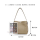 2025 summer new style first layer cowhide niche bucket bag for women, wool white