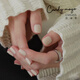 CandyMoyo non-toxic, healthy, no-bake, quick-drying nail polish, manicure, non-tearable, non-fading, long-lasting cream apricot
