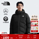 The North Face down jacket BALHAM splash-proof 550 fluffy goose down filling warm couple model 25 autumn and winter new | 8929 4H0/Cosmic Black XL /180