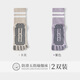 KINGXIAOJING German five-finger yoga socks non-slip women's summer Pilates indoor sports special fitness long tube toe floor 2 pairs of khaki + purple one size