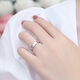 Wanfu Long Yuan Man Sheng pt950 couple ring genuine platinum engagement ring for men and women birthday gift 2025 new model No. 20-3.88g