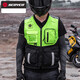 SCOYCO Motorcycle Riding Suit Fluorescent Vest Motorcycle Suit Anti-fall Rider Vest Clothes Four Seasons Motorcycle Shadow Armor JK116 (Green) M