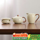 Shangyanfang Ru Kiln teapot high-end ceramic fair cup with tea leak filter three-piece kung fu tea set for one person