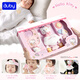 Auby baby toys rattle teether bed hanging saliva towel Hello Kitty comfort doll newborn gift box birthday gift