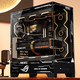 AMD 7800x3d host 5070 5070ti host Asus rog family bucket aiy game e-sports sea view room desktop complete assembly computer 7800x3d host + RTX5070丨three