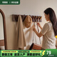 Yuan Yaju solid wood coat rack wall hanging piano key wall hanging storage rack wall hanging coat rack wall hook
