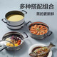 Zhiwu cooking steamer soup pot steamer millet soup pot special steaming plate round soup pot steamer pan rice style household steamer