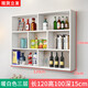 Zhong Zhanggui simple modern wine rack wine cabinet wall-mounted restaurant hotel wall-mounted wine rack creative multi-layer storage rack 120 long x 100 high x 15 deep three-layer white
