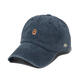 Mongolian piano new baseball cap for men and women, fashionable and versatile sun hat, peaked cap, trendy and versatile, large head circumference warm hat for all seasons, navy blue, adjustable