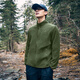 Tuoluzer jacket fleece liner fleece men's spring and autumn stand collar front chest zipper pocket thermal jacket