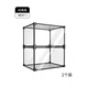 Shoe cabinet fully see-through transparent acrylic shoe box shoe wall display cabinet a sneaker storage box j internet celebrity shoe rack collection side classic black 8 pieces 325x270x190mm