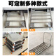 Halo Stainless Steel Turtle Car Flatbed Mobile Truck Truck Four-Wheel Universal Trolley Storage Rack Tray Stainless Steel 40*40 with 2-inch bearing wheels 2 brakes Load capacity 250Jin Jin is equal to 0.5kg