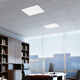 Dengling LED integrated ceiling light panel light 595x595 flat panel light buckle panel light square office recessed lighting white light 48W-single pack
