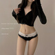 Universal bow-knot sweet underwear for women in summer thin jacquard lace stitching low waist hip briefs white + pink + black 12% off for purchases of 5 pieces L