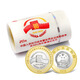 Commemorative coin for the 80th anniversary of the victory of the Anti-Japanese War in 2025, 10 yuan face value coin collection, 20 pieces in the whole roll (with protective tube)