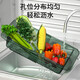 Camellia (CHAHUA) kitchen retractable drain basket, sink drain rack, household sink drain basket, sink, vegetable basket, sink artifact, telescopic transparent white, with sink, 1 pack