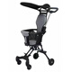German lightweight children's stroller 3-year-old walking artifact can be boarded with universal wheels and foldable black naked car
