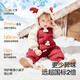 Betis baby down jacket winter white duck down children's down jumpsuit warm clothes baby crawling suit Camilla Bear 90cm