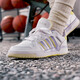 Adidas ENTRAP American campus style sports youthful retro basketball style sneakers for men and women Adidas white/yellow/blue 36