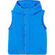 Burberry (BURBERRY) vest solid color logo strap hooded cotton vest blue children's model blue one size 10Y