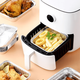 Special paper for air fryer, tinfoil tray box for rice harvesting, special tinfoil paper for fryer, high temperature resistant barbecue baking pan, baking oil-absorbing paper, 10 pieces thickened tinfoil lunch box, 3-4L fryer