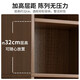 Zhong Zhang Gui wine cabinet living room wall commercial wine rack new storage cabinet hotel product display cabinet display cabinet cosmetics cabinet door combination 160cm warm white - full back panel