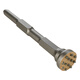 Jintian alloy flower hammer head 16-point electric hammer small electric pick hexagonal extended chisel hammer head concrete stone litchi surface chisel