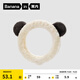 Bananain Plush Zoo Theme 520H Unisex Hairband for Face Wash, Makeup, Mask, Hairband, Giant Panda - Milky Apricot Color 1pc