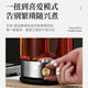 Health kettle, kettle, hot water kettle, thermostatic kettle, health kettle, teapot, teapot, all-in-one machine, fully automatic glass insulation, small household, 304 material, steaming double network, 1.8L
