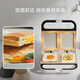 Japanese double plate sandwich breakfast machine household multi-functional waffle light food machine small bread machine white basic model imported craftsmanship