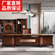 New Chinese style solid wood desk boss desk office light luxury CEO desk modern high-end executive leadership table 2.0m boss desk