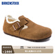 BIRKENSTOCK Germany imported men's and women's suede warm London Shearling fur shoes brown narrow version 1014963 37
