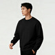 MARKLESS cotton sweatshirt men's spring 100% cotton casual round neck top with pullover 0434 starry sky black L