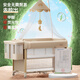 ULOP multifunctional crib spliced large bed foldable mobile ultra-light portable newborn baby bed with mosquito net mattress baby products full month gift multifunctional spliced bed free storage basket + spine protection mattress + 360-degree insect-proof mosquito net