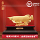 Jinshuitang Velvet Sand Lucky Arowana Ornaments Opening Ornaments Housewarming Gifts High-end Gifts Living Room Office Ornaments Customized Blessings Large Arowana Ornaments